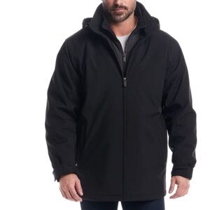 BNWT Weatherproof Men's Ultratech Jacket 4-Way Stretch, Windproof, Black, Large